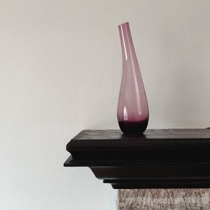 IKEA | MCM style bent neck 💜 purple bud vase